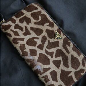 Authentic Prada Animal Print Wallet
